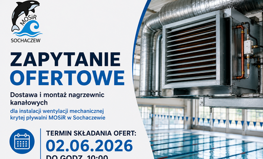 Zdjęcie do ZAPYTANIE OFERTOWE: Dostawa i montaż nagrzewnic kanałowych