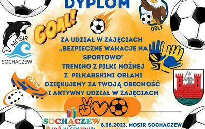 Zdjęcie do Bezpieczne wakacje na sportowo z piłką nożną 