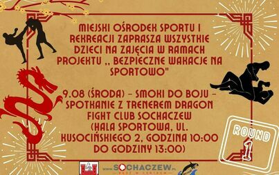 Zdjęcie do Smoki do boju - Bezpieczne wakacje na sportowo z UKS DRAGON FIGHT CLUB