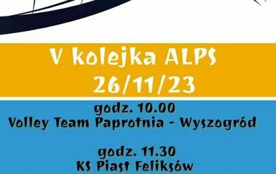 Zdjęcie do V kolejka Amatorskiej Ligi Piłki Siatkowej