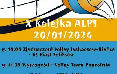 Zdjęcie do X kolejka Amatorskiej Ligi Piłki Siatkowej
