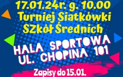 Zdjęcie do Feryjny Turniej Siatk&oacute;wki Szk&oacute;ł Średnich