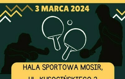 Zdjęcie do Zapraszamy na VIII turniej klasyfikacyjny Grand Prix Sochaczewa w Tenisie Stołowym