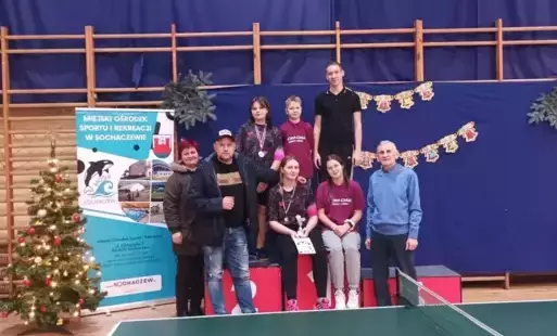 Zdjęcie do Wyniki grudniowego turnieju Grand Prix Sochaczewa w Tenisie Stołowym 
