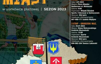 Zdjęcie do Turniej Miast w Siatk&oacute;wce Plażowej - II Turniej Grand Prix Sochaczewa w Siatk&oacute;wce Plażowej