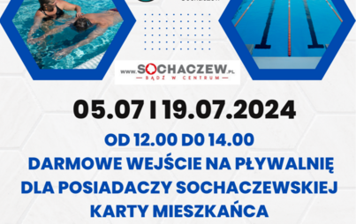 Zdjęcie do DARMOWE WEJŚCIA NA PŁYWALNIĘ
