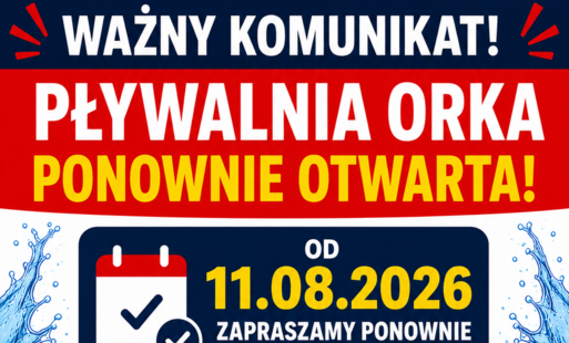 PONOWNE OTWARCIE PŁYWALNI ORKA
