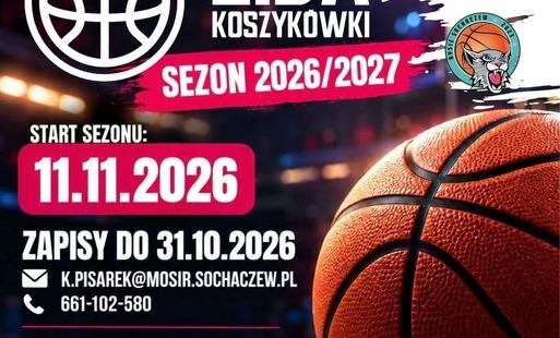 Zdjęcie do Sochaczewska Liga Koszyk&oacute;wki sezon 2026/2027 - ruszają zapisy!